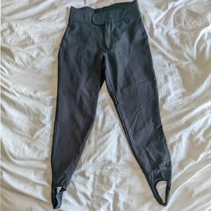 Vintage LL Bean Schoeller Snow Ski Pants Black Size 4